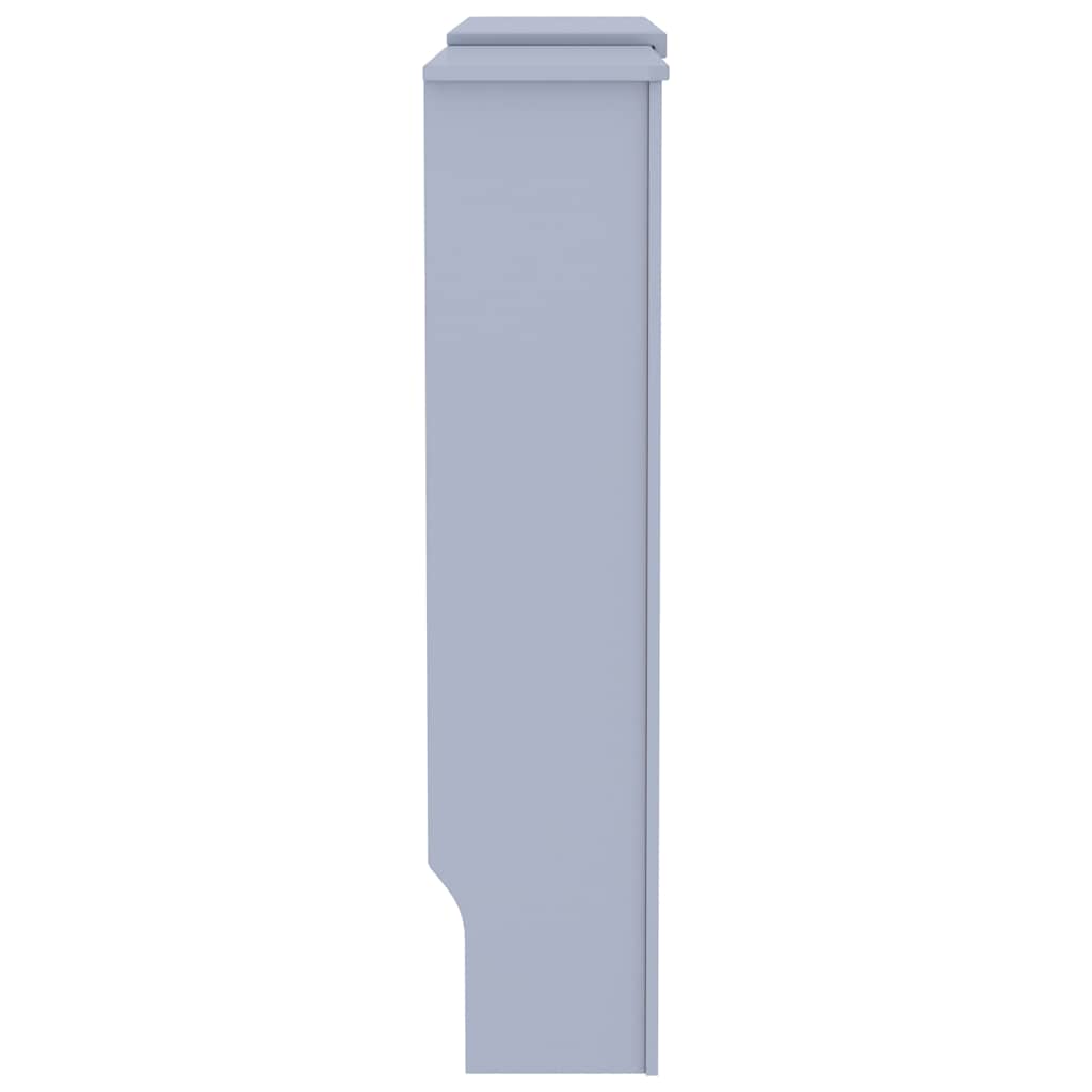 Copertura per Radiatore Grigia in Legno Multistrato 205 cm