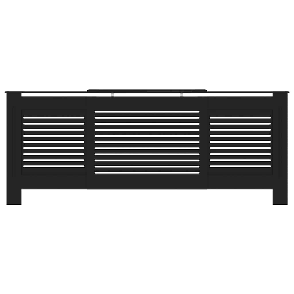 Copertura per Radiatore Nera in MDF 205 cm