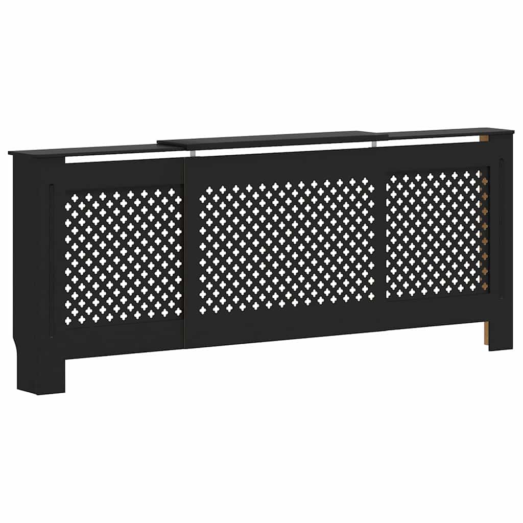 Copertura per Radiatore Nera in MDF 205 cm