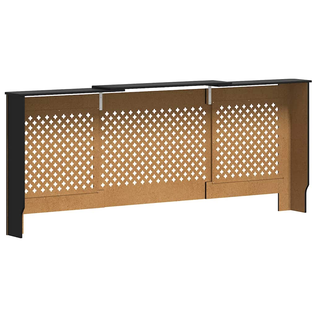 Copertura per Radiatore Nera in MDF 205 cm