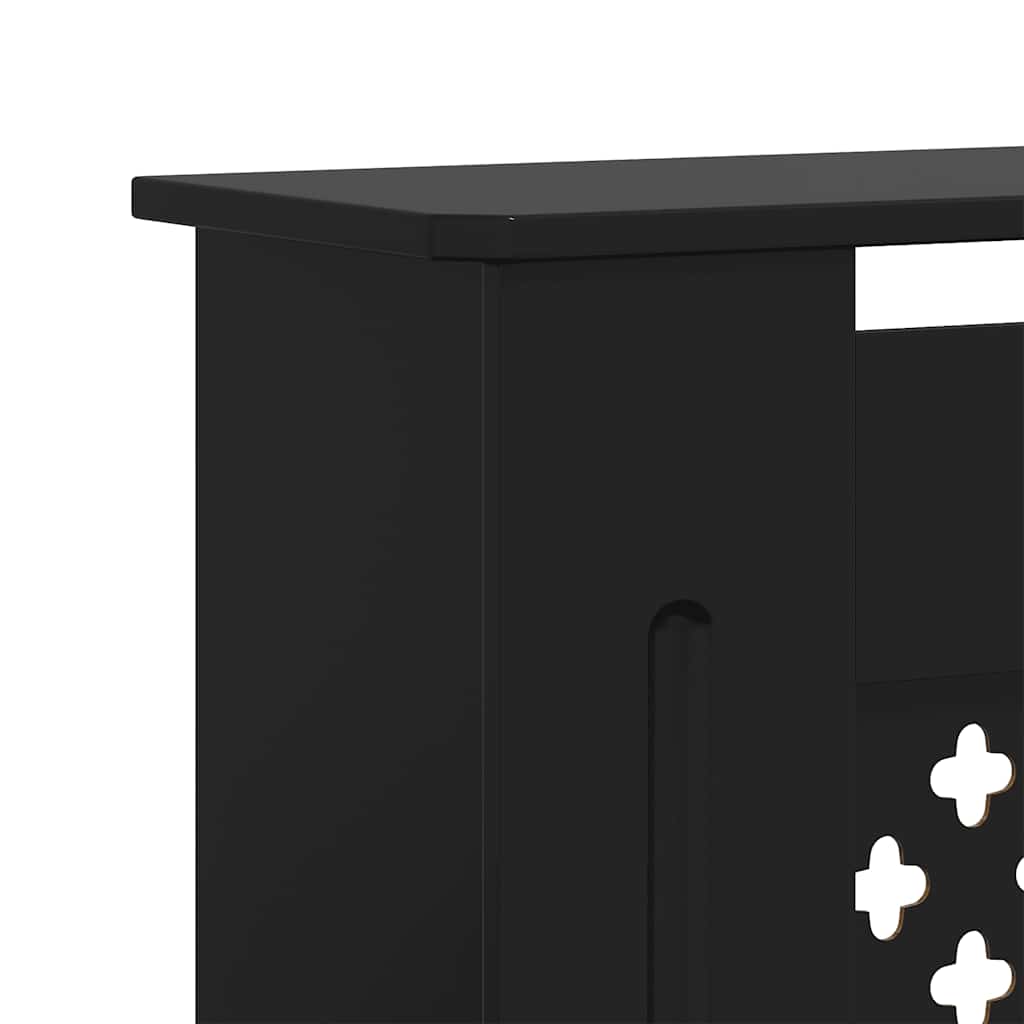 Copertura per Radiatore Nera in MDF 205 cm