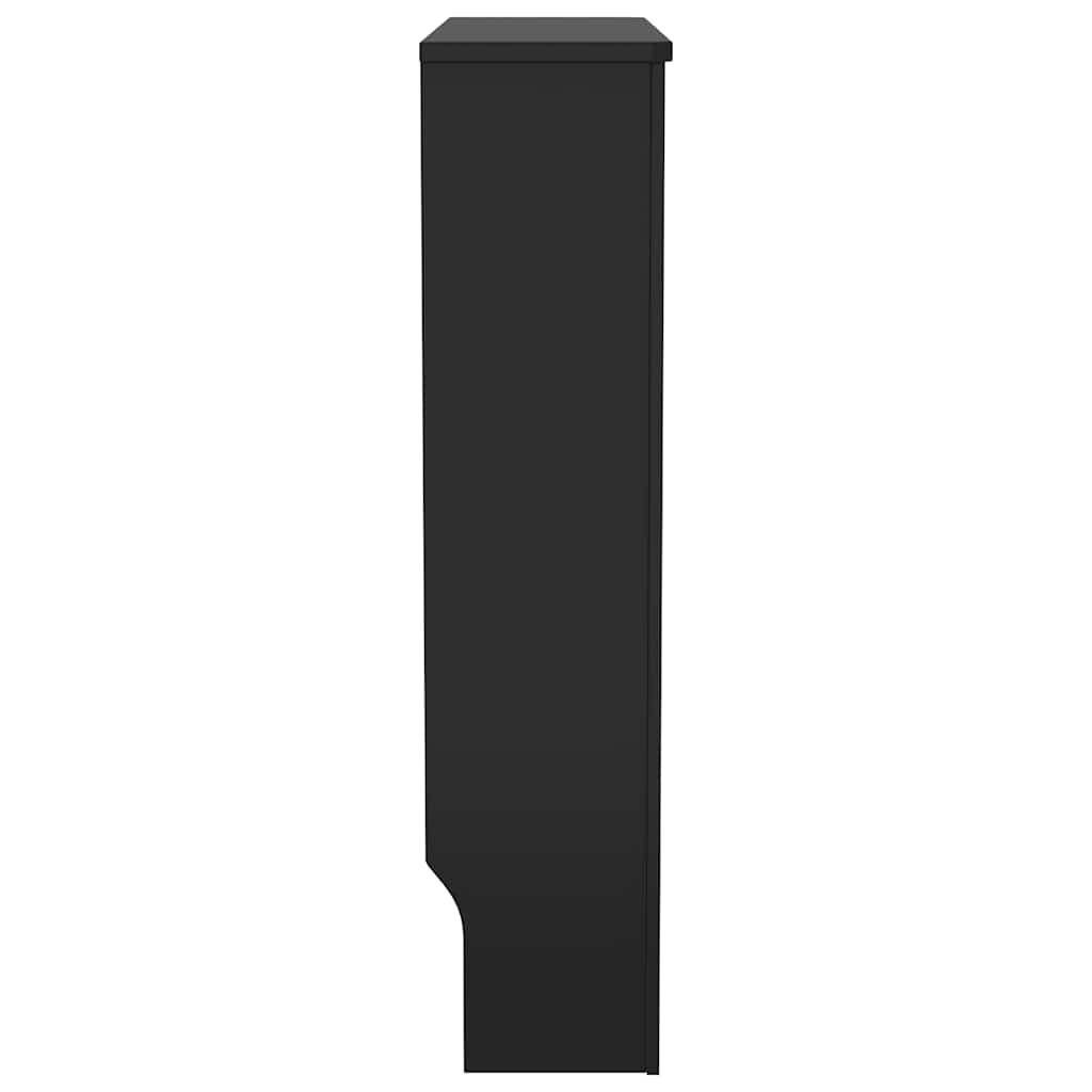 Copertura per Radiatore Nera in Legno Multistrato 78 cm