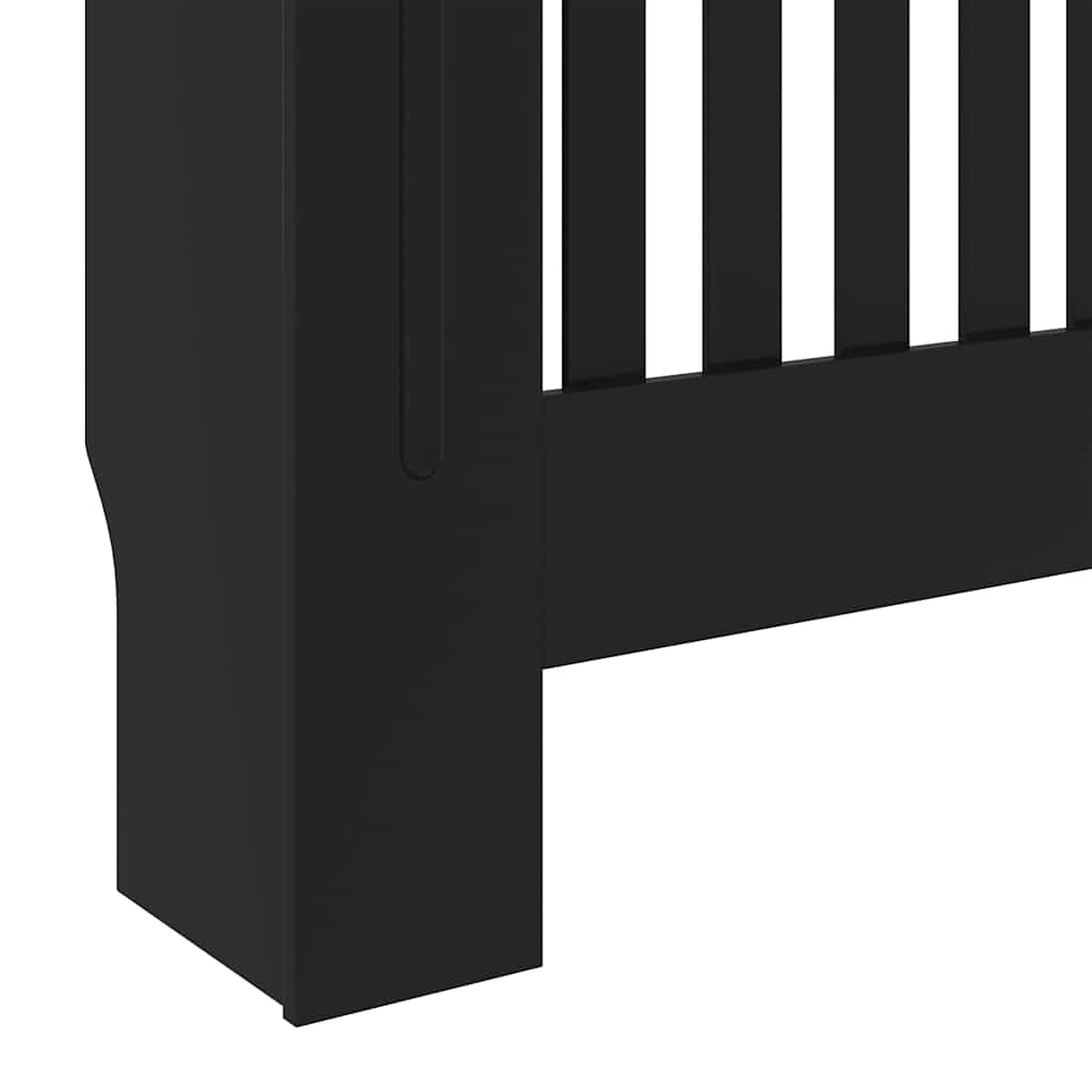 Copertura per Radiatore Nera in Legno Multistrato 78 cm