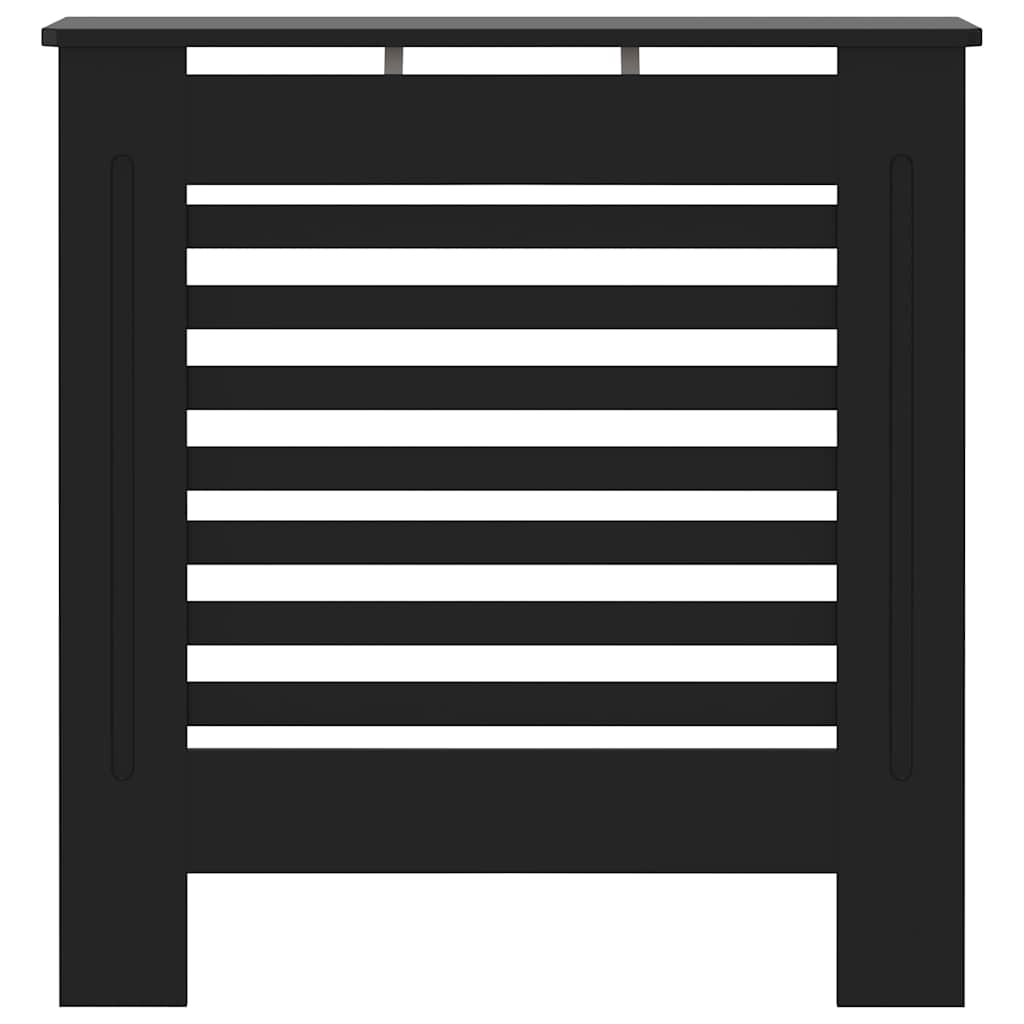 Copertura per Radiatore Nera in MDF 78 cm