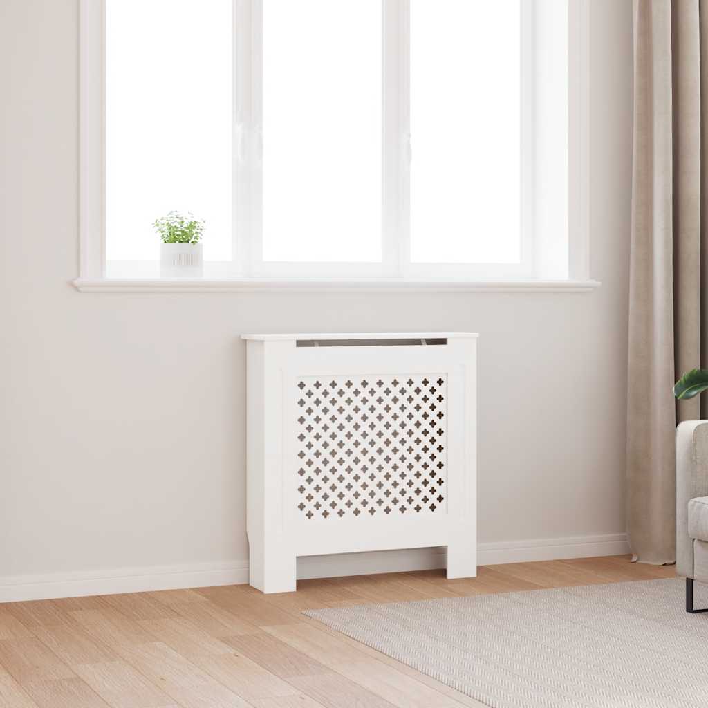 Copertura per Radiatore Bianca in MDF 78 cm