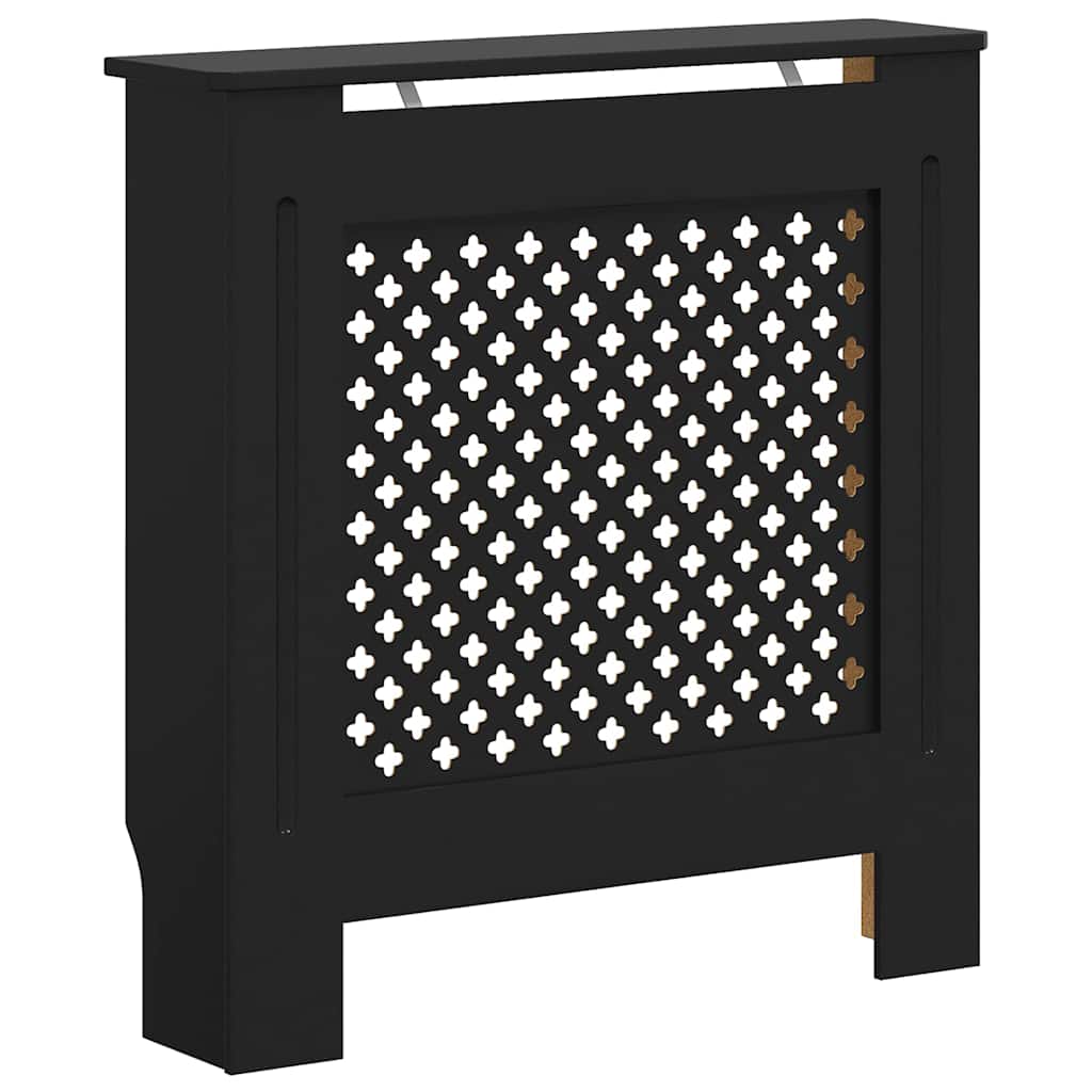 Copertura per Radiatore Nera in MDF 78 cm