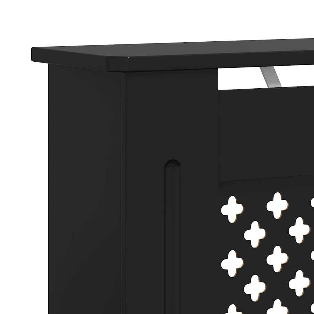 Copertura per Radiatore Nera in MDF 78 cm