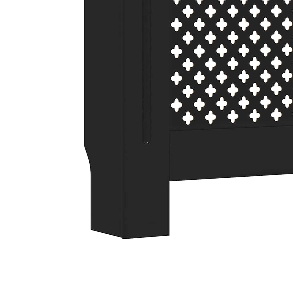 Copertura per Radiatore Nera in MDF 78 cm