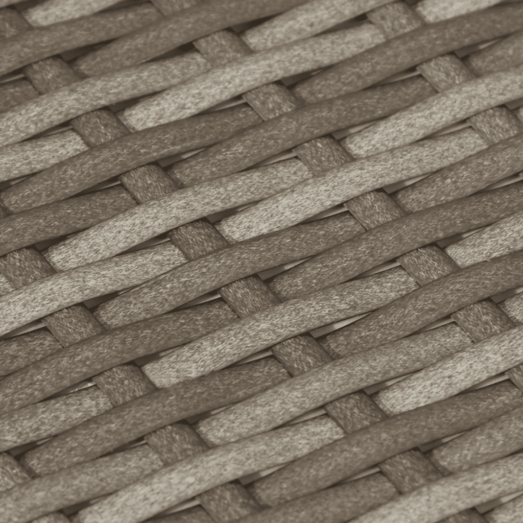 Set Divano da Giardino 6 pz con Cuscini Grigio in Polyrattan