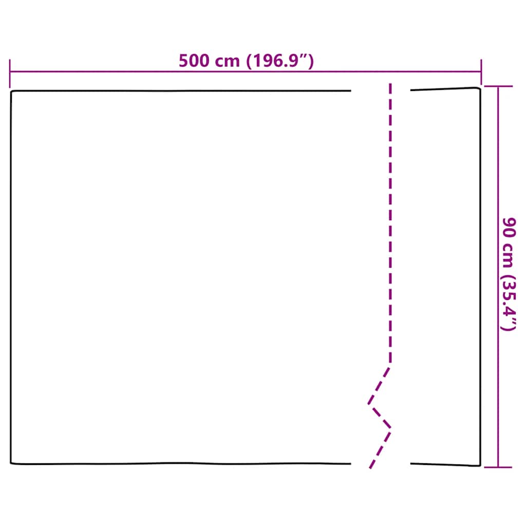 Pellicola Autoadesiva per Mobili Oro Lucido 500x90 cm in PVC