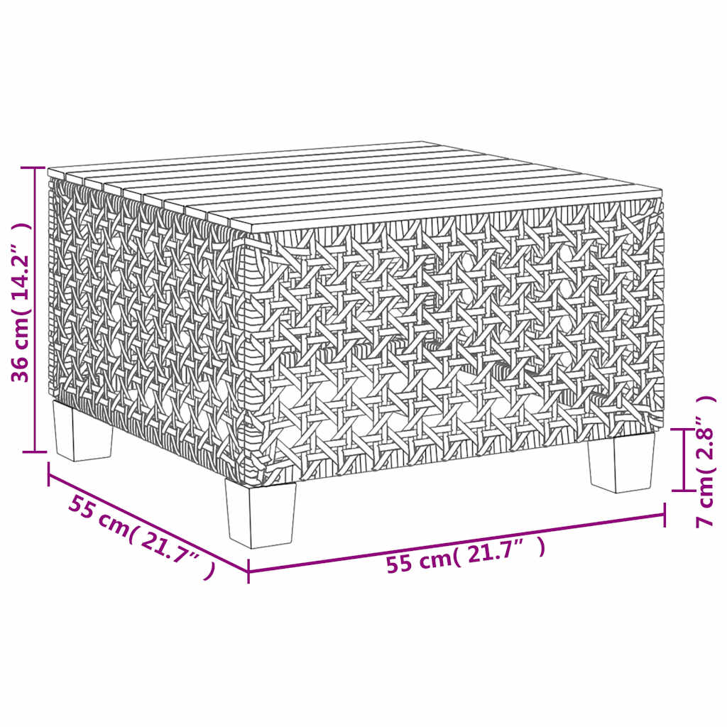Set Divano da Giardino 5 pz con Cuscini Beige in Polyrattan