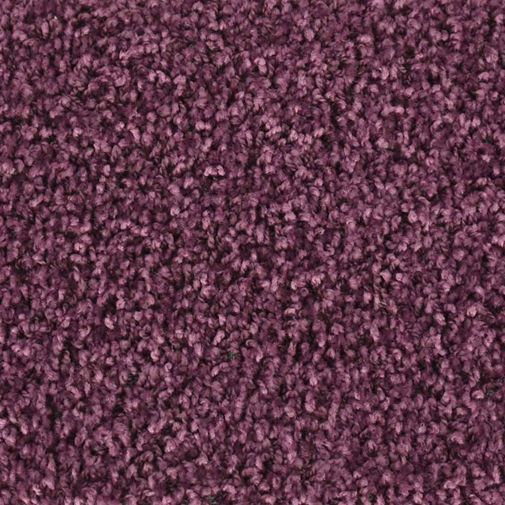 Tappetini per scale 15 pz 65x21x4 cm Viola scuro con bordo rettangolare