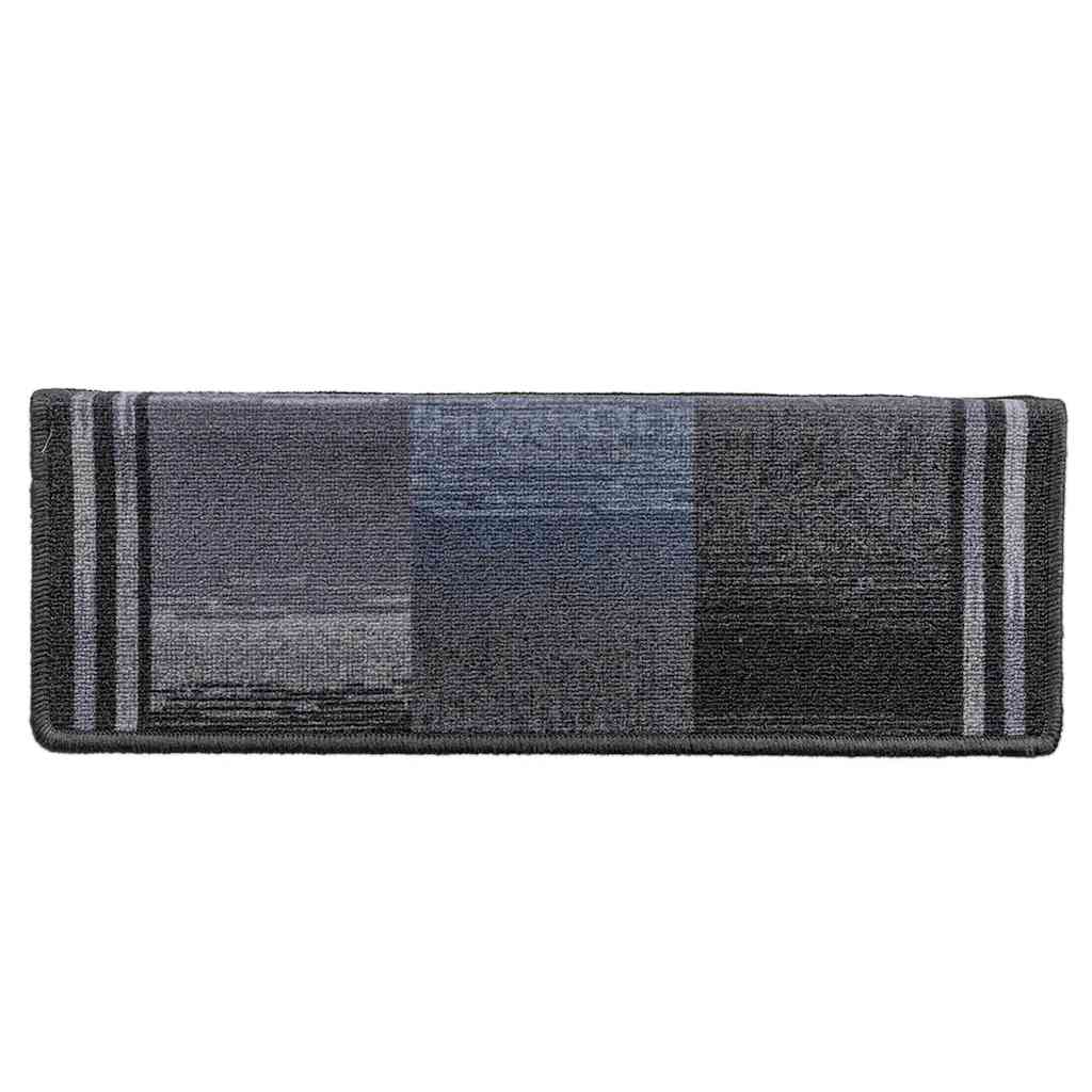 Tappetini Autoadesivi per Scale 15 pz 65x21x4 cm Neri e Grigi