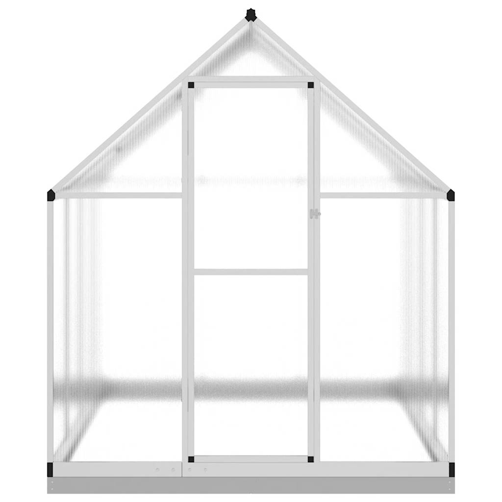 Telaio Serra con Base Argento 224x169x202 cm in Alluminio