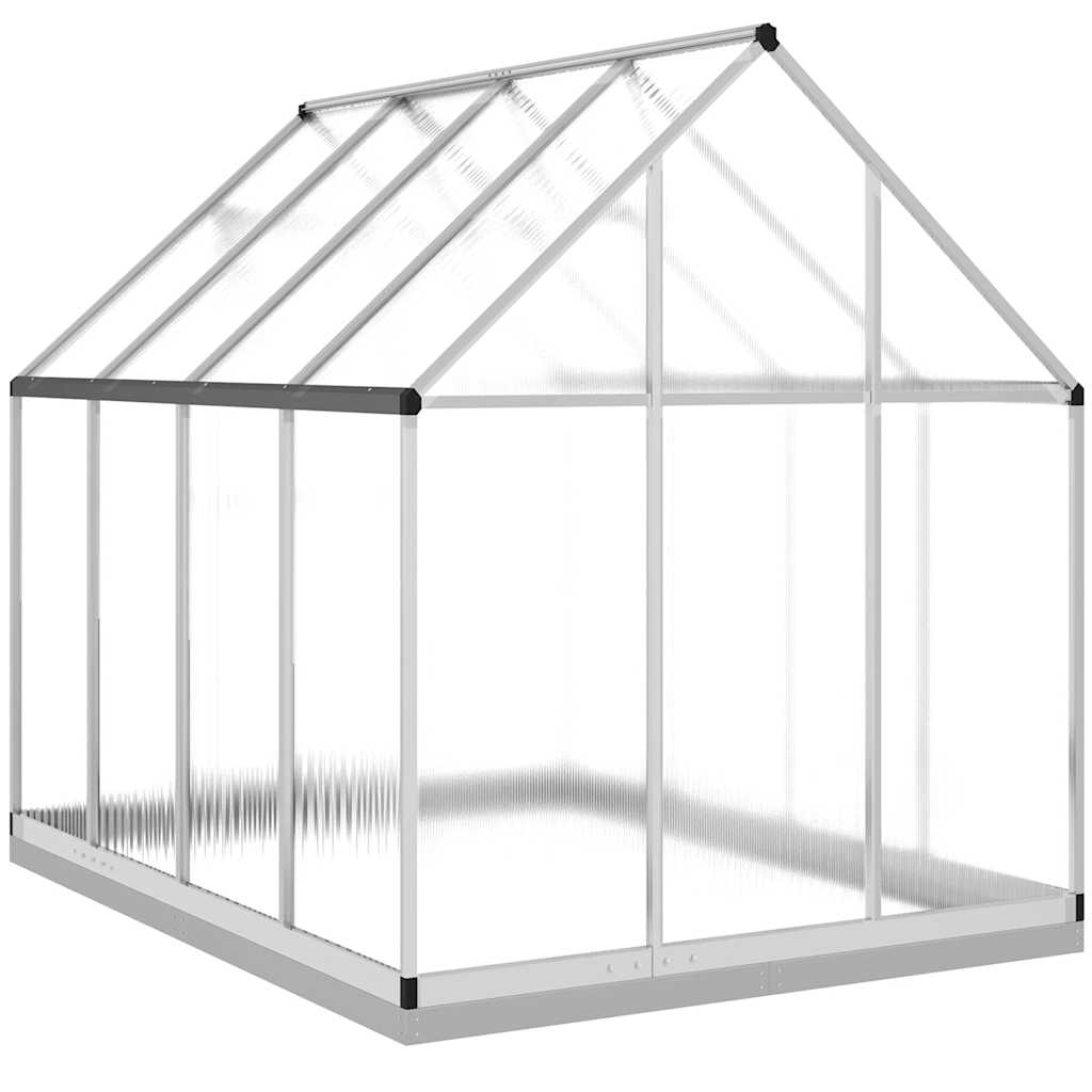 Telaio Serra con Base Argento 224x169x202 cm in Alluminio