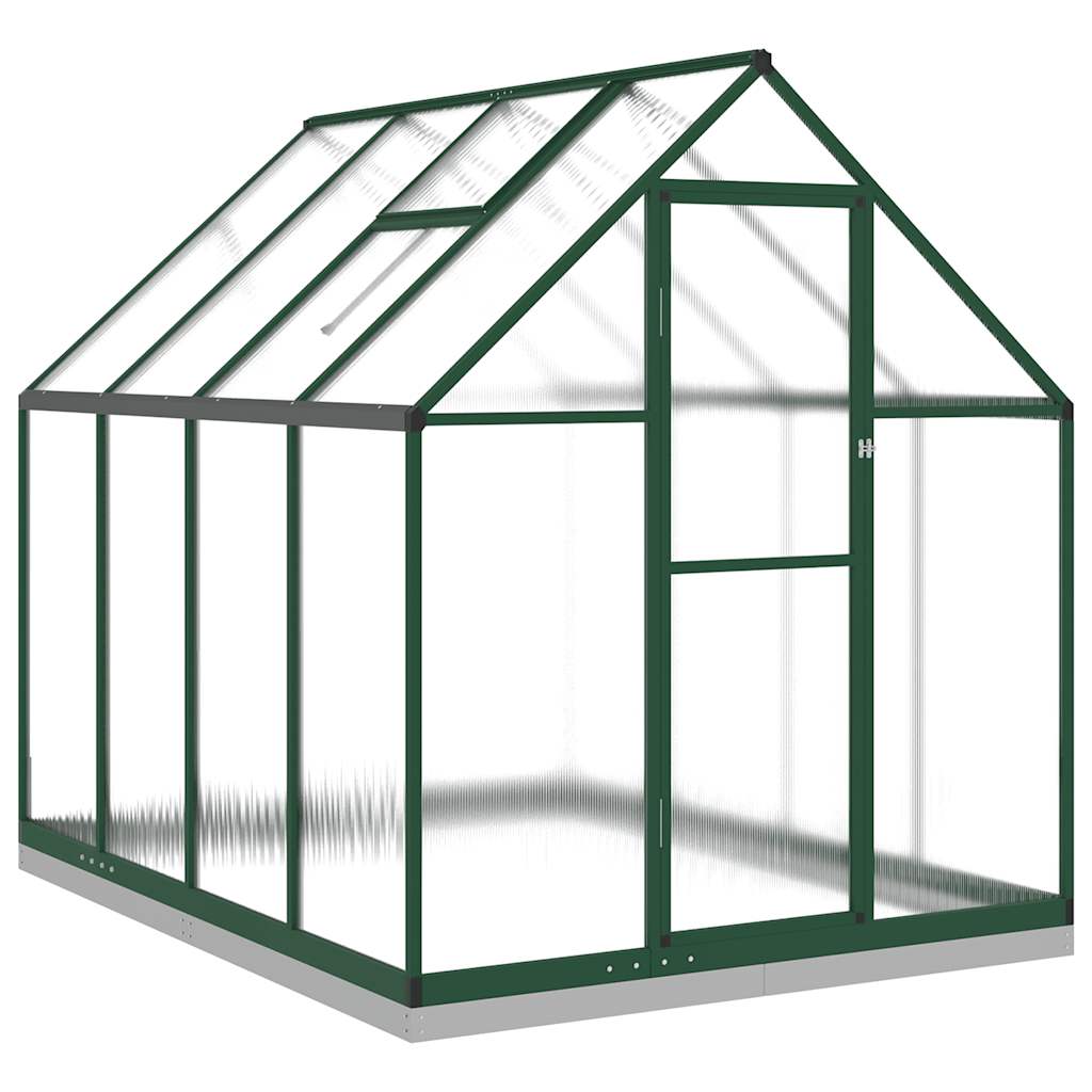 Telaio Serra con Base Verde 224x169x202 cm in Alluminio
