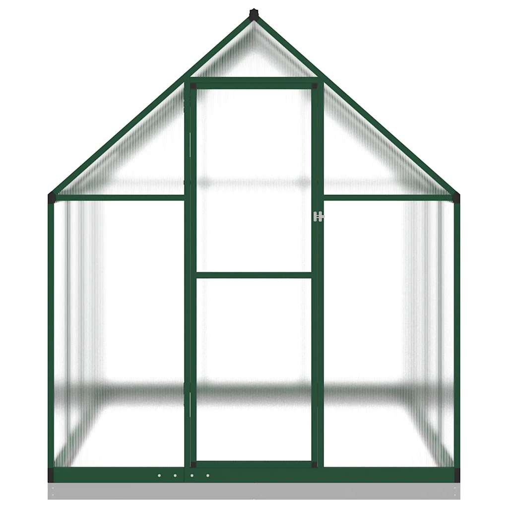 Telaio Serra con Base Verde 224x169x202 cm in Alluminio