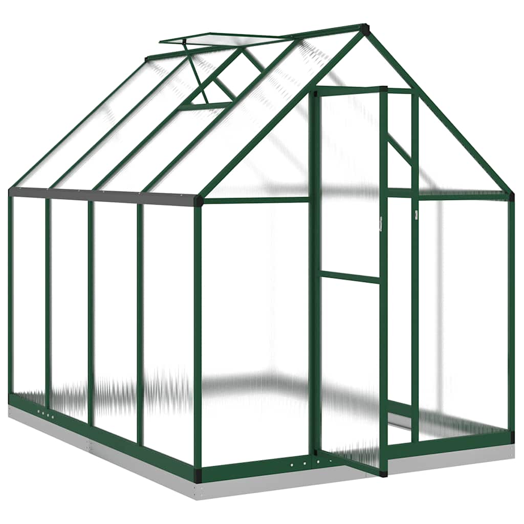 Telaio Serra con Base Verde 224x169x202 cm in Alluminio