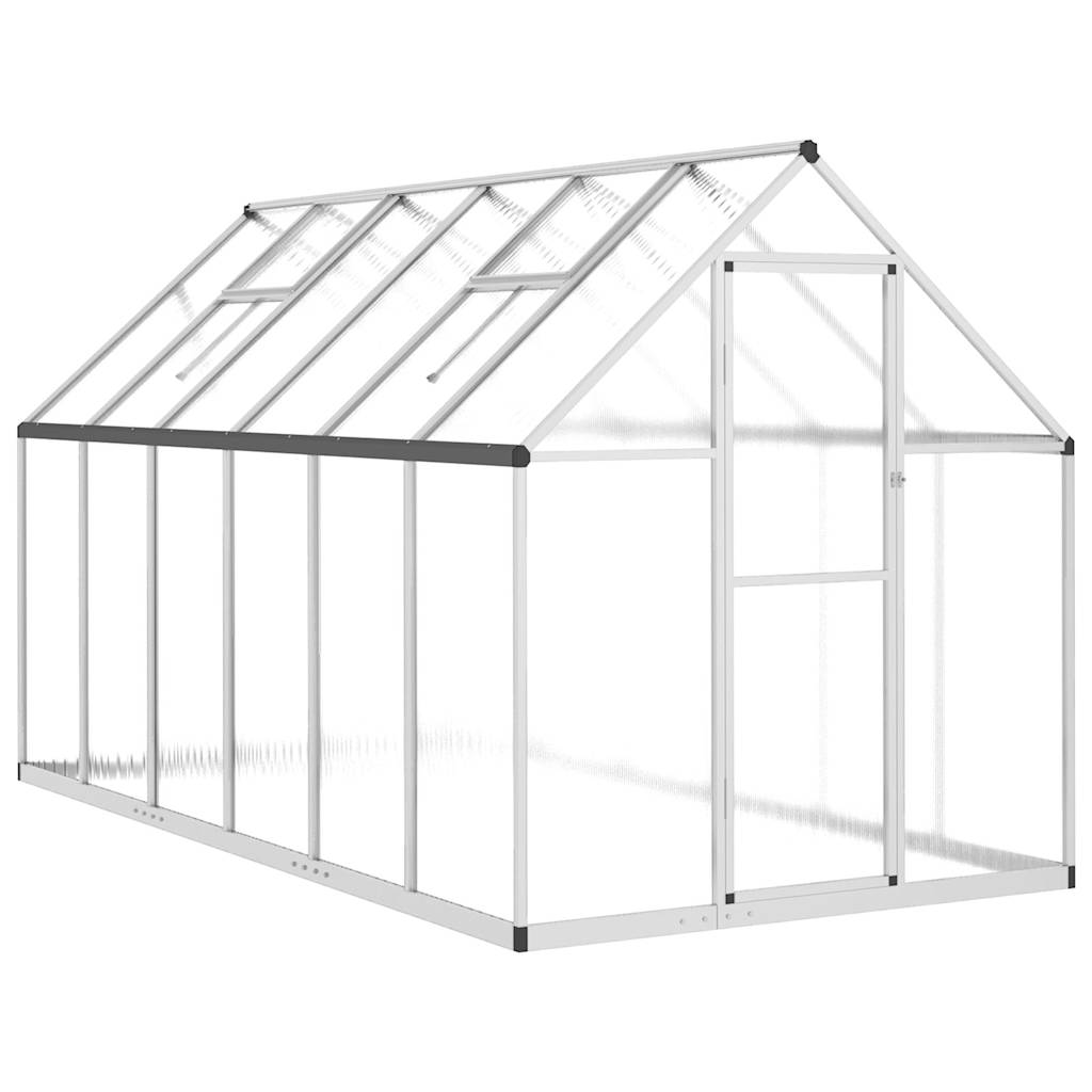 Telaio Serra con Base Argento 334x169x195 cm in Alluminio