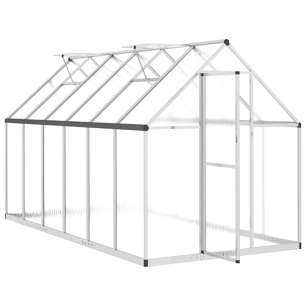 Telaio Serra con Base Argento 334x169x195 cm in Alluminio