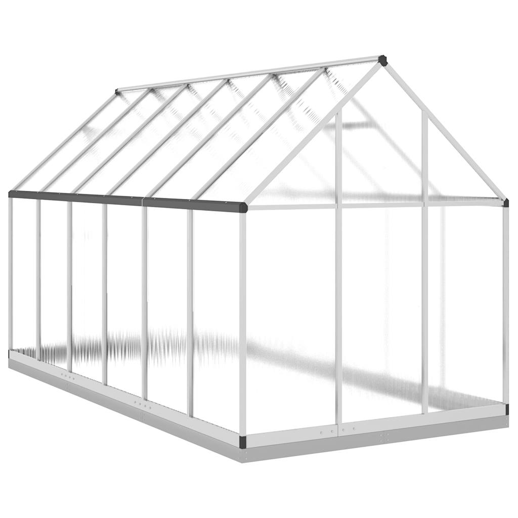 Telaio Serra con Base Argento 334x169x202 cm in Alluminio