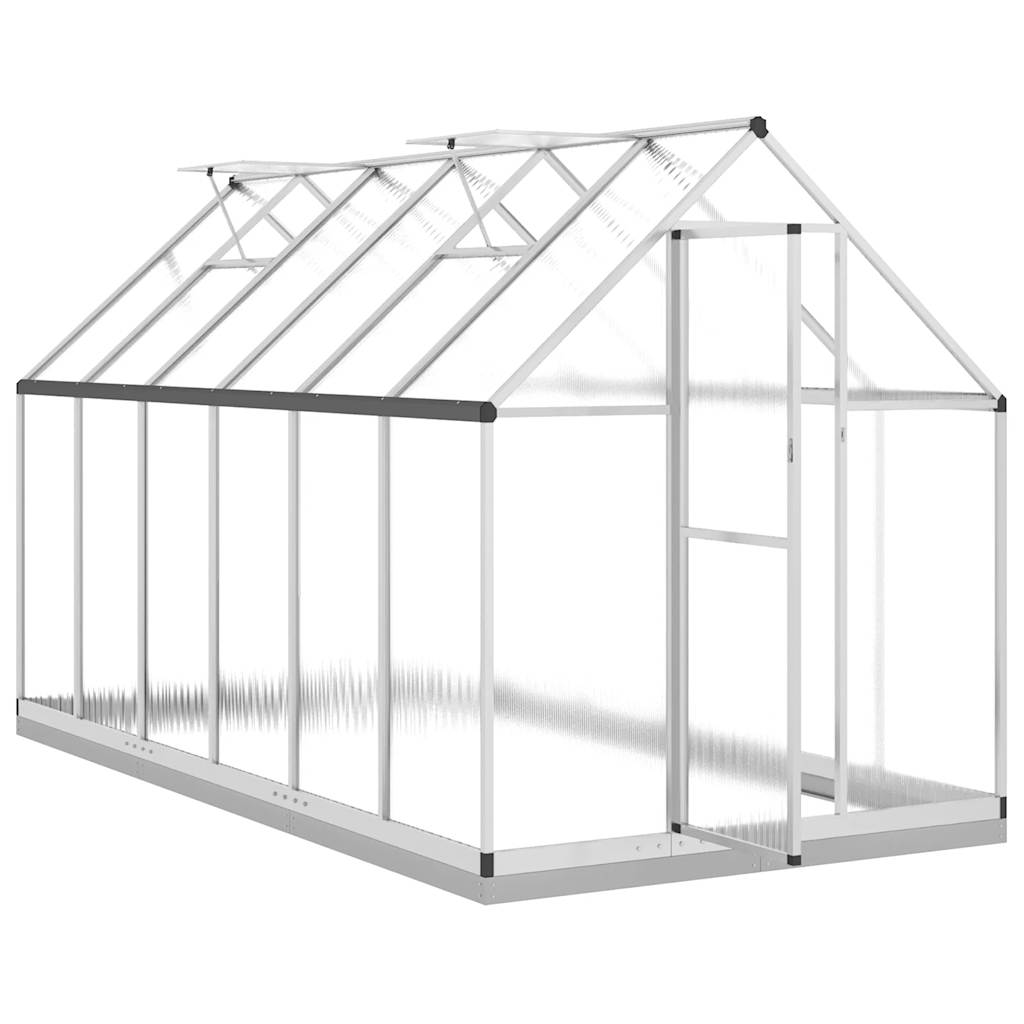 Telaio Serra con Base Argento 334x169x202 cm in Alluminio