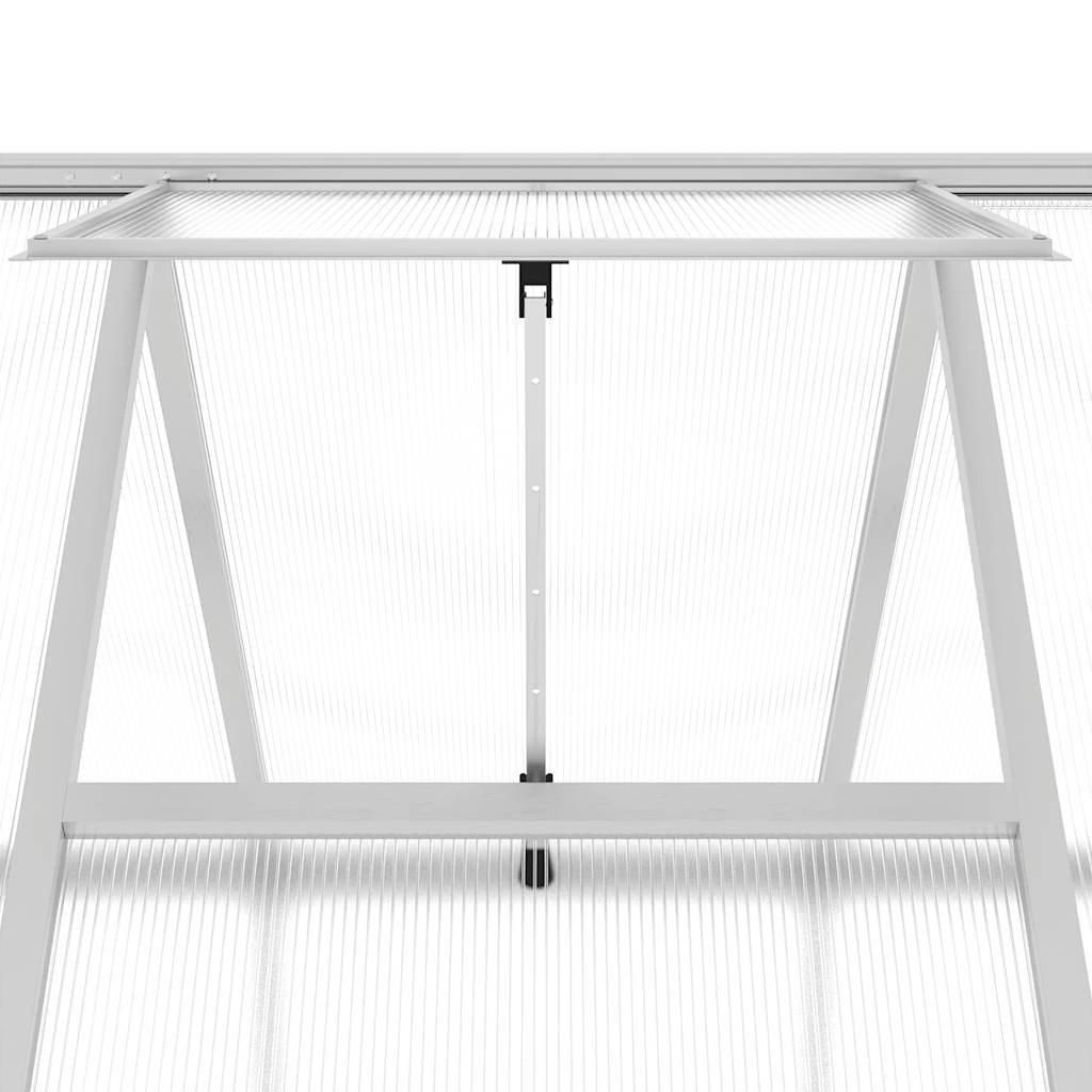 Telaio Serra con Base Argento 334x169x202 cm in Alluminio