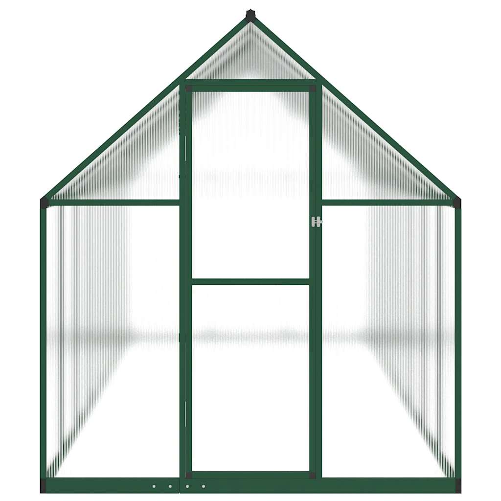 Telaio Serra con Base Verde 445x169x195 cm in Alluminio