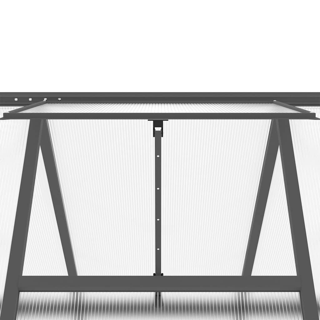 Telaio Serra con Base Antracite 445x169x195 cm in Alluminio
