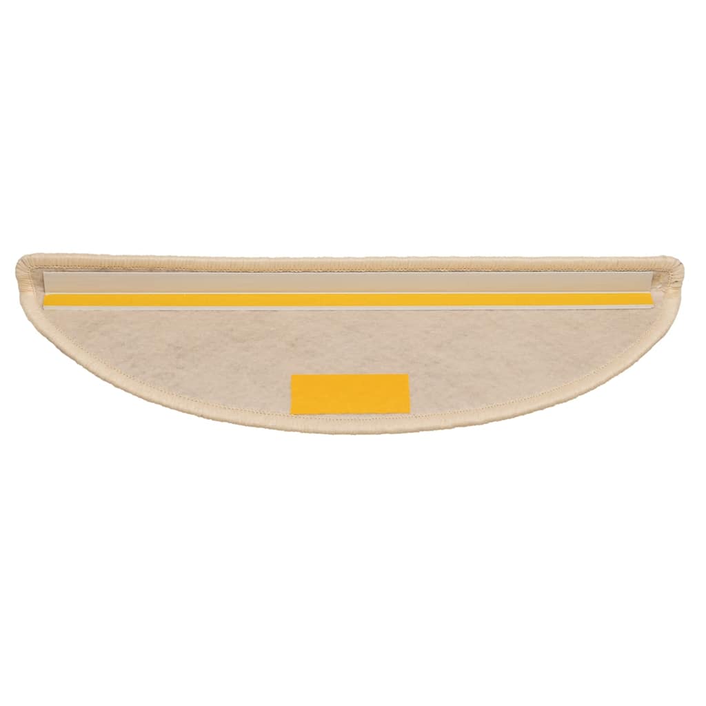 Tappeti Autoadesivi Scale Aspetto Sisal 15pz 56x17x3 cm Berbero
