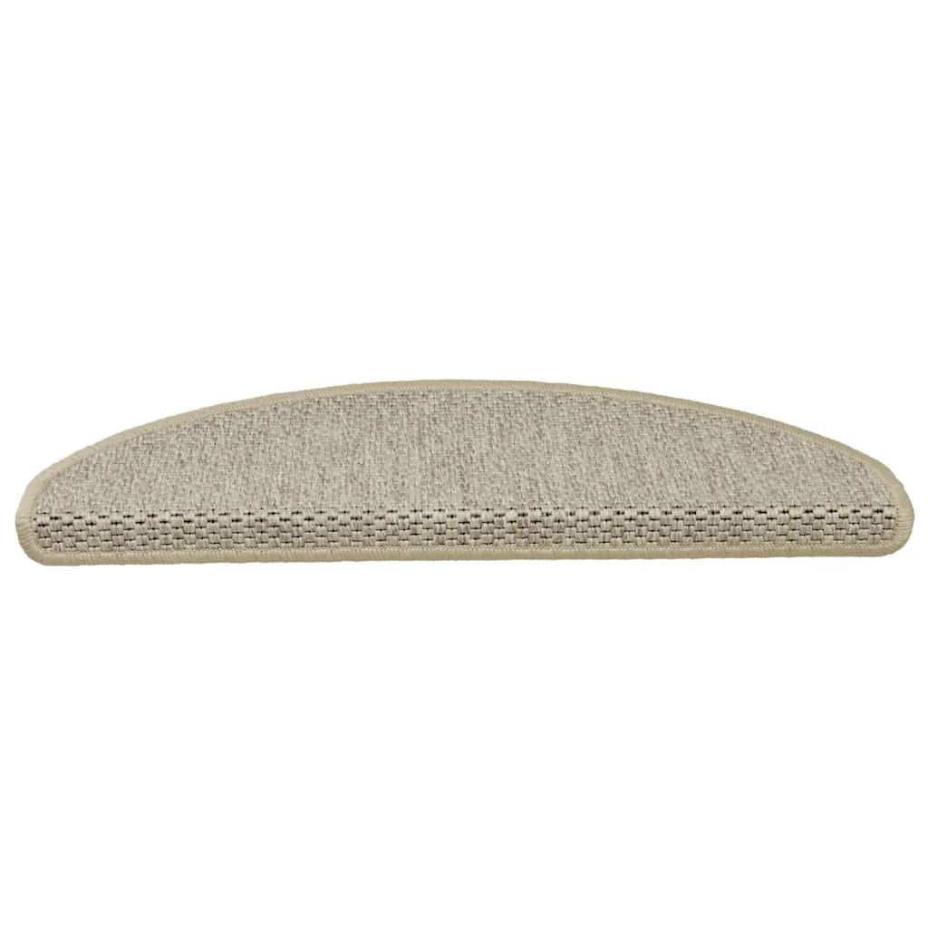 Tappeti Adesivi Scale Aspetto Sisal 15pz 65x21x4cm Verde Chiaro