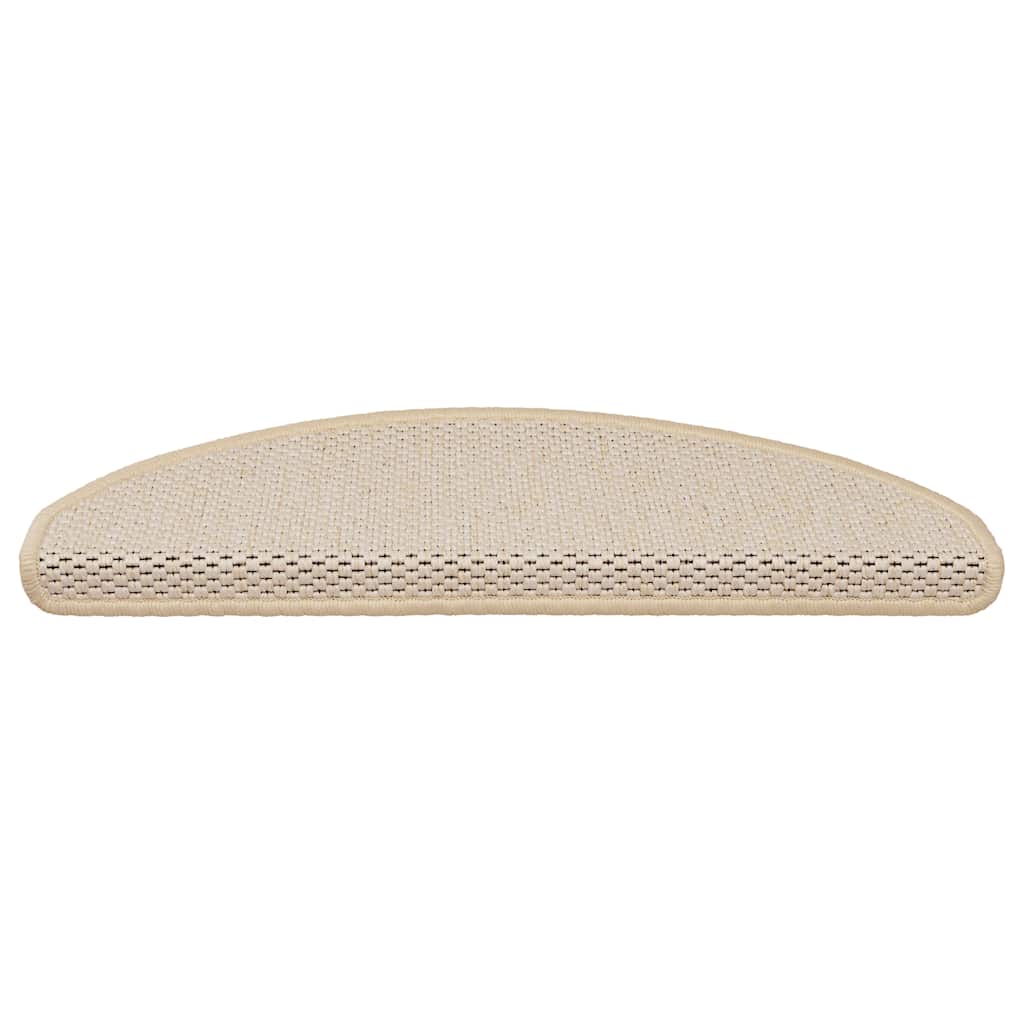 Tappeti Autoadesivi Scale Aspetto Sisal 15 pz 65x21x4cm Berbero