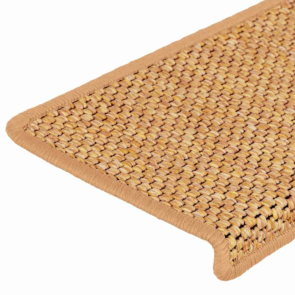 Tappeti Autoadesivi Scale Aspetto Sisal 15pz 65x21x4 Sisal