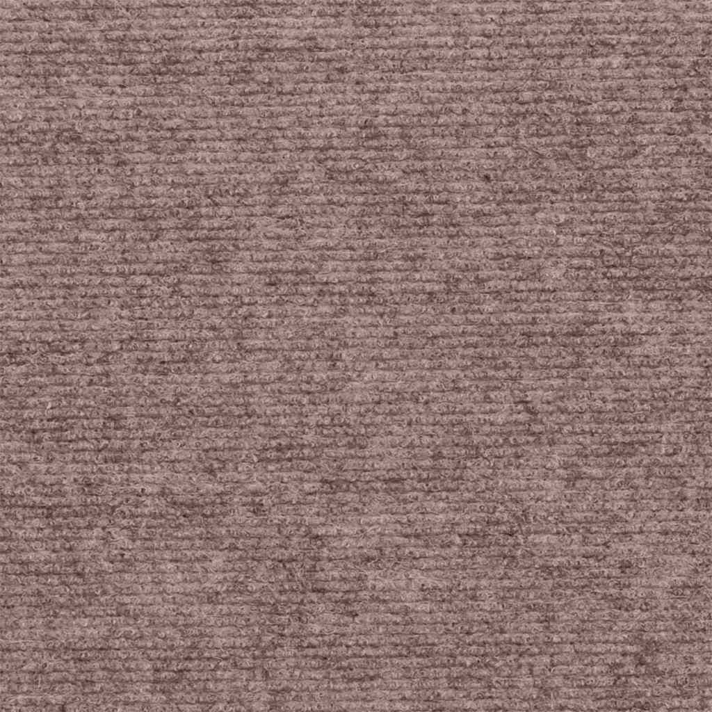 Tappetini per scale autoadesivi 15 pz 60x25 cm marrone chiaro rettangolari