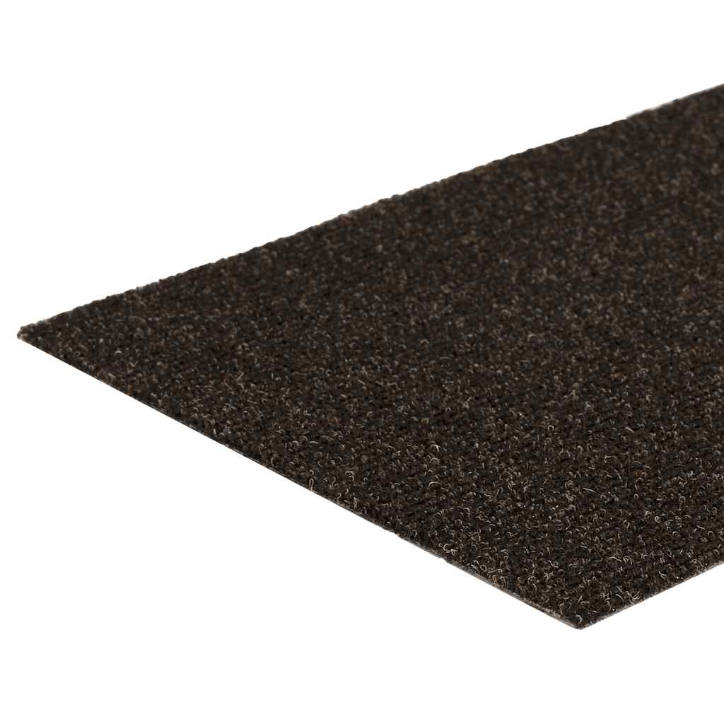 Tappetini per scale autoadesivi 15 pz 60x25 cm marrone scuro rettangolari