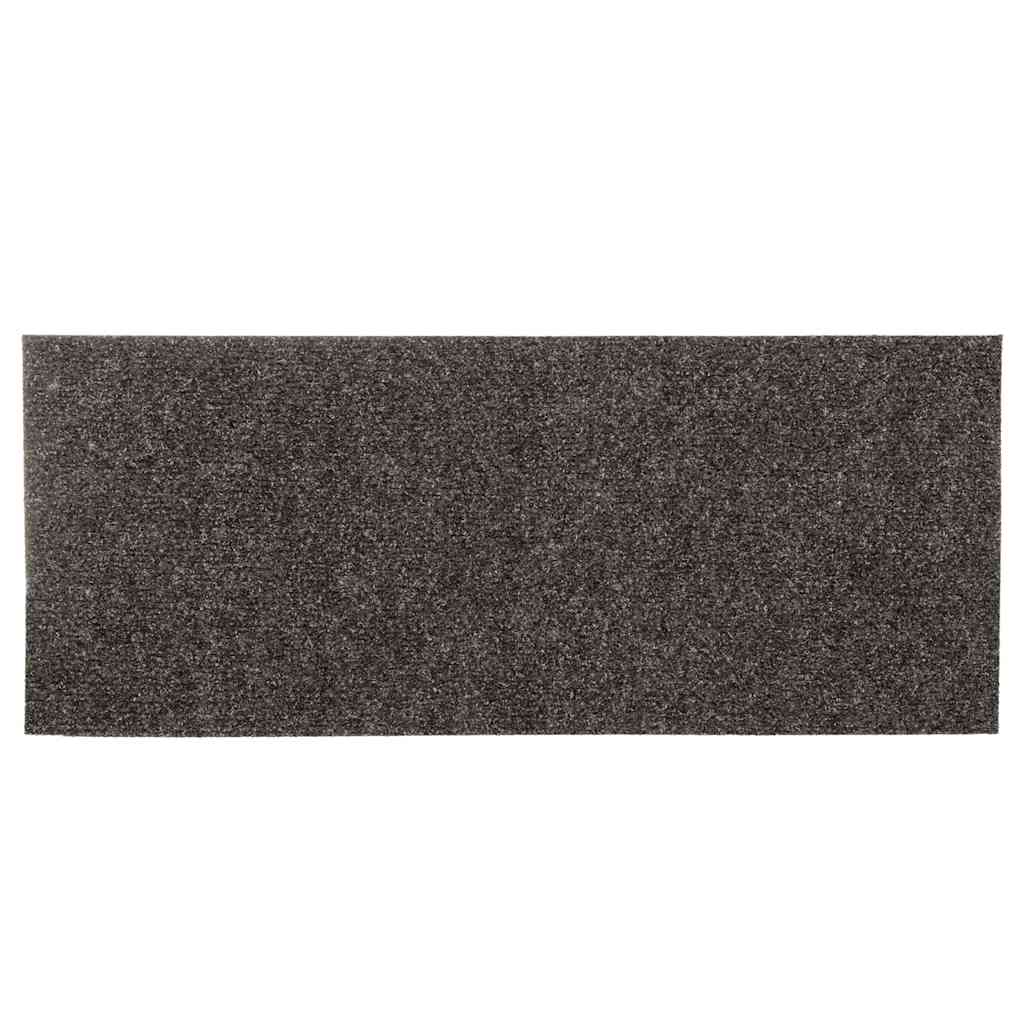 Tappetini per scale autoadesivi 15 pz 60x25 cm antracite rettangolari