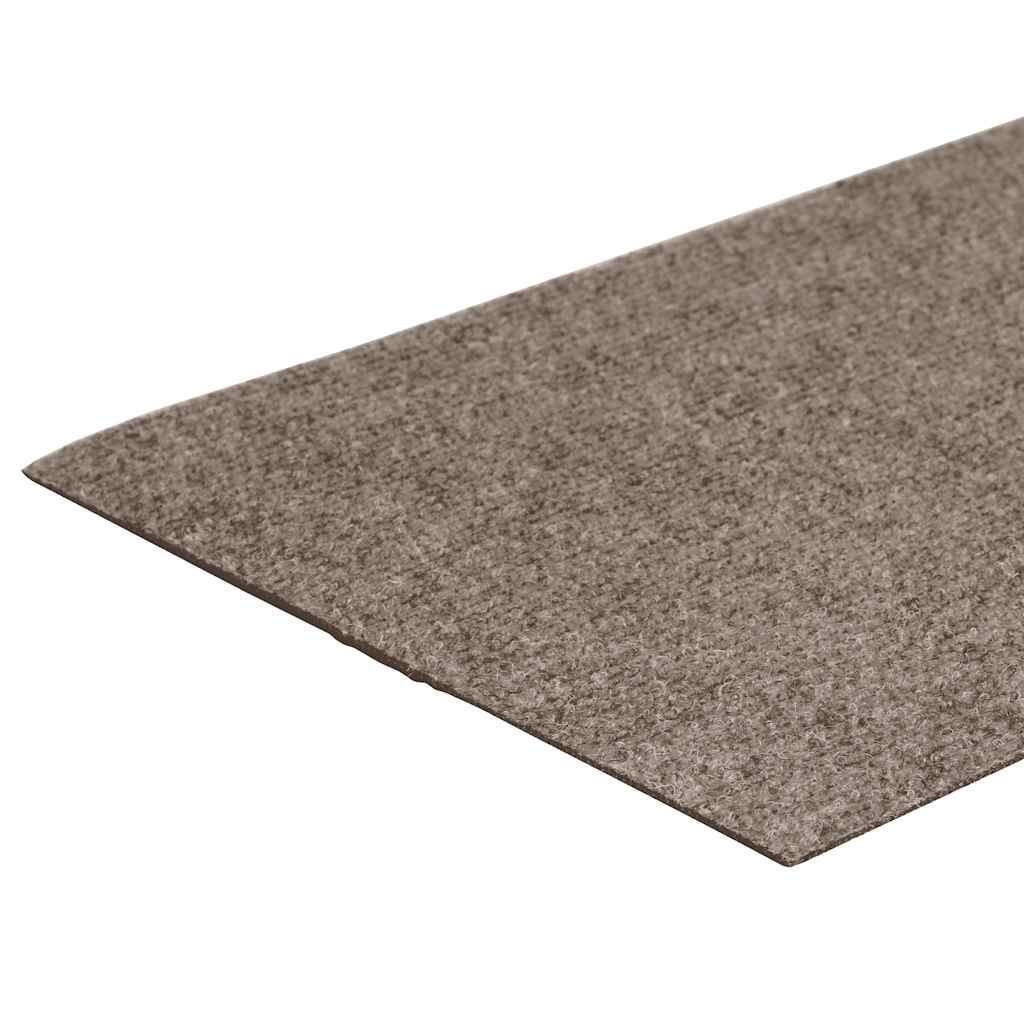 Tappetini per scale autoadesivi 15 pz 60x25 cm beige rettangolari