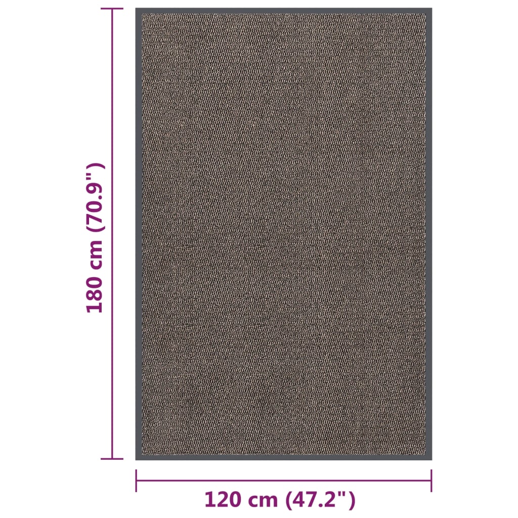 Zerbino Trapuntato 120x180 cm Marrone Scuro