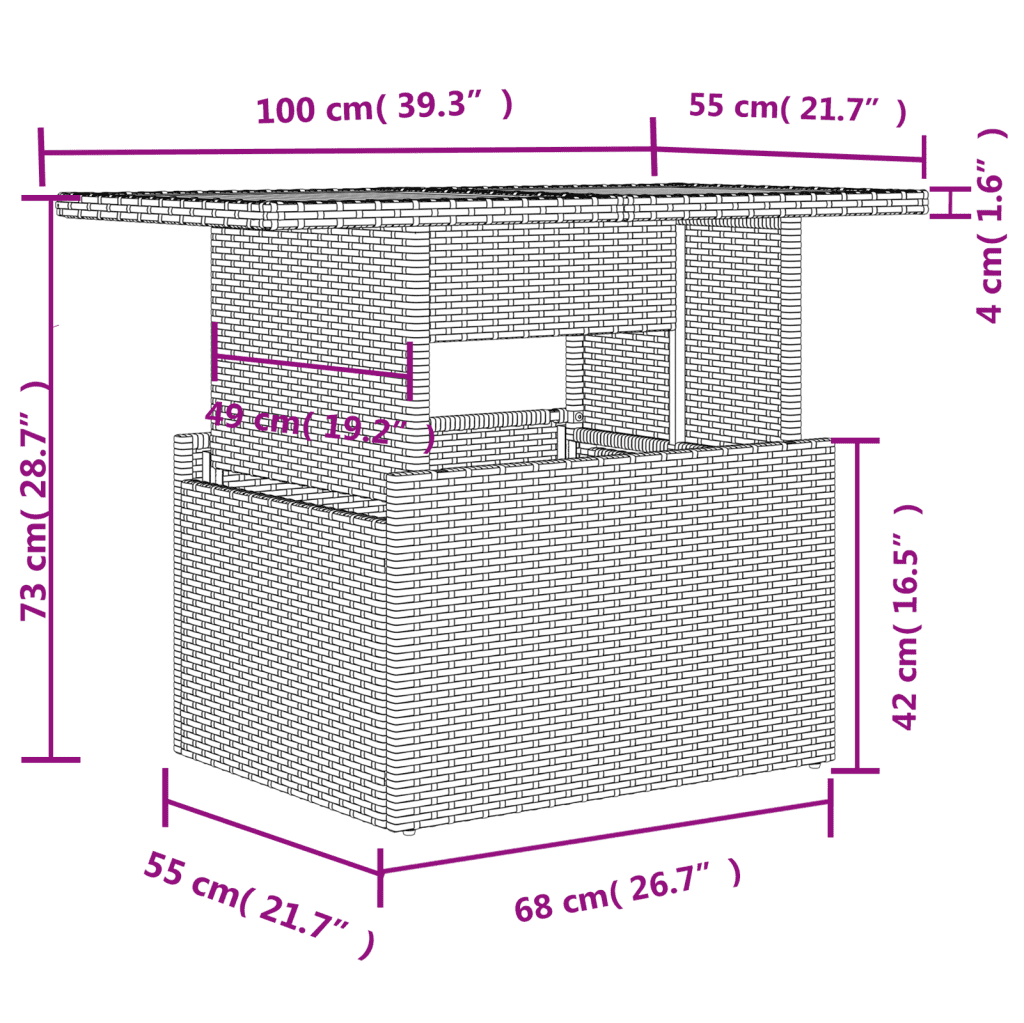 Set Divani da Giardino 5 pz con Cuscini in Polyrattan Nero