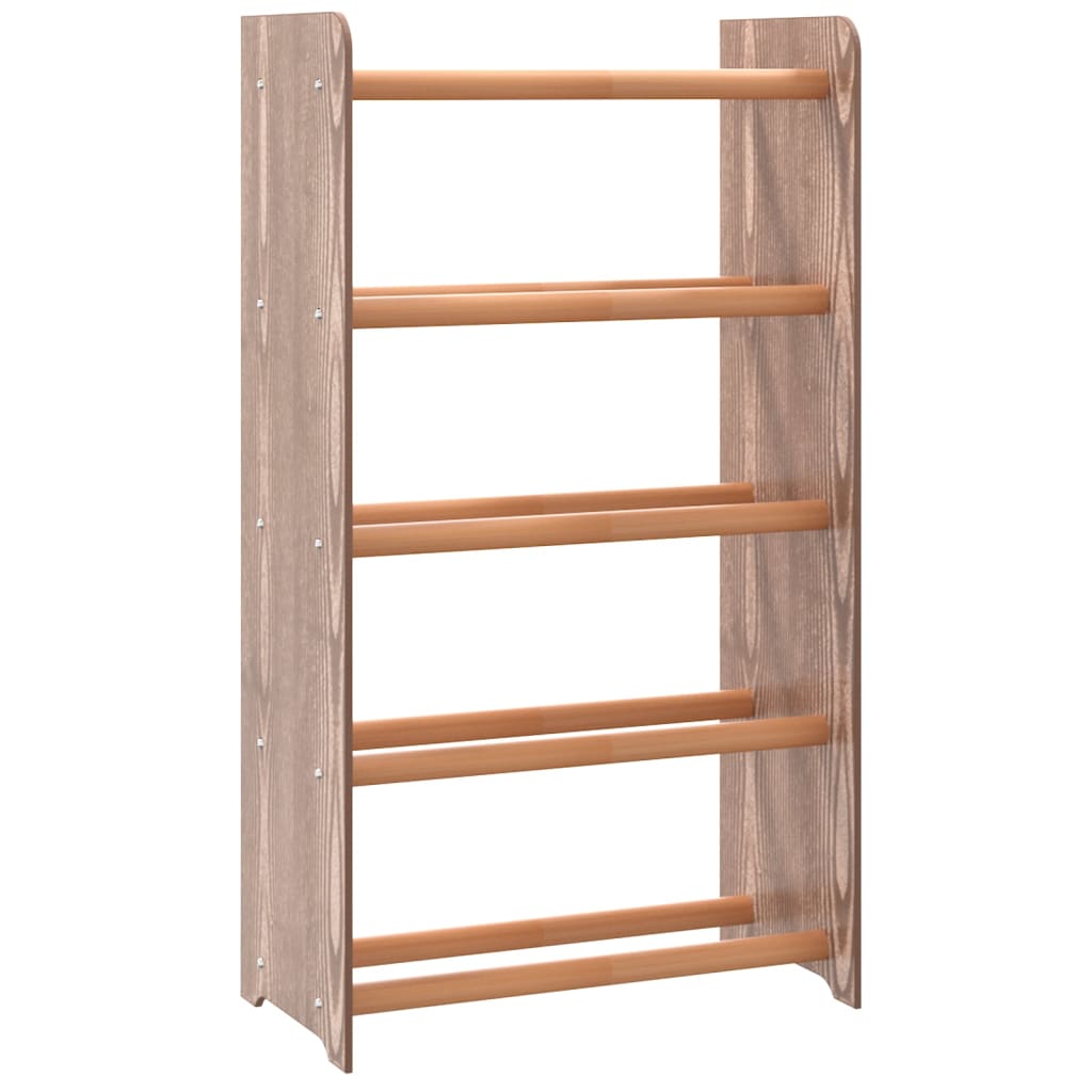 Scarpiera Marrone 45x24x81 cm in Legno Multistrato