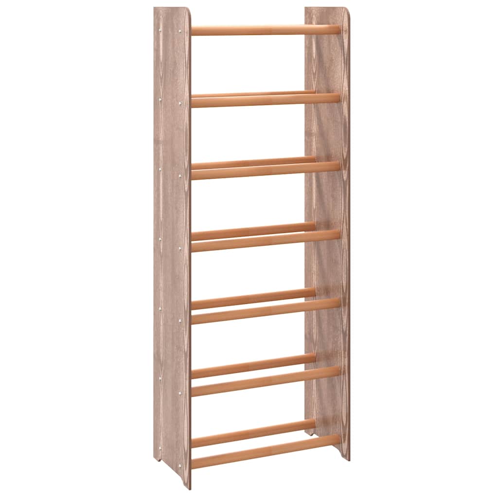 Scarpiera Marrone 45x24x117 cm in Legno Multistrato
