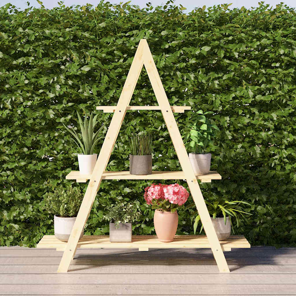 Portafiori 101x23x110 cm in Legno Massello di Pino