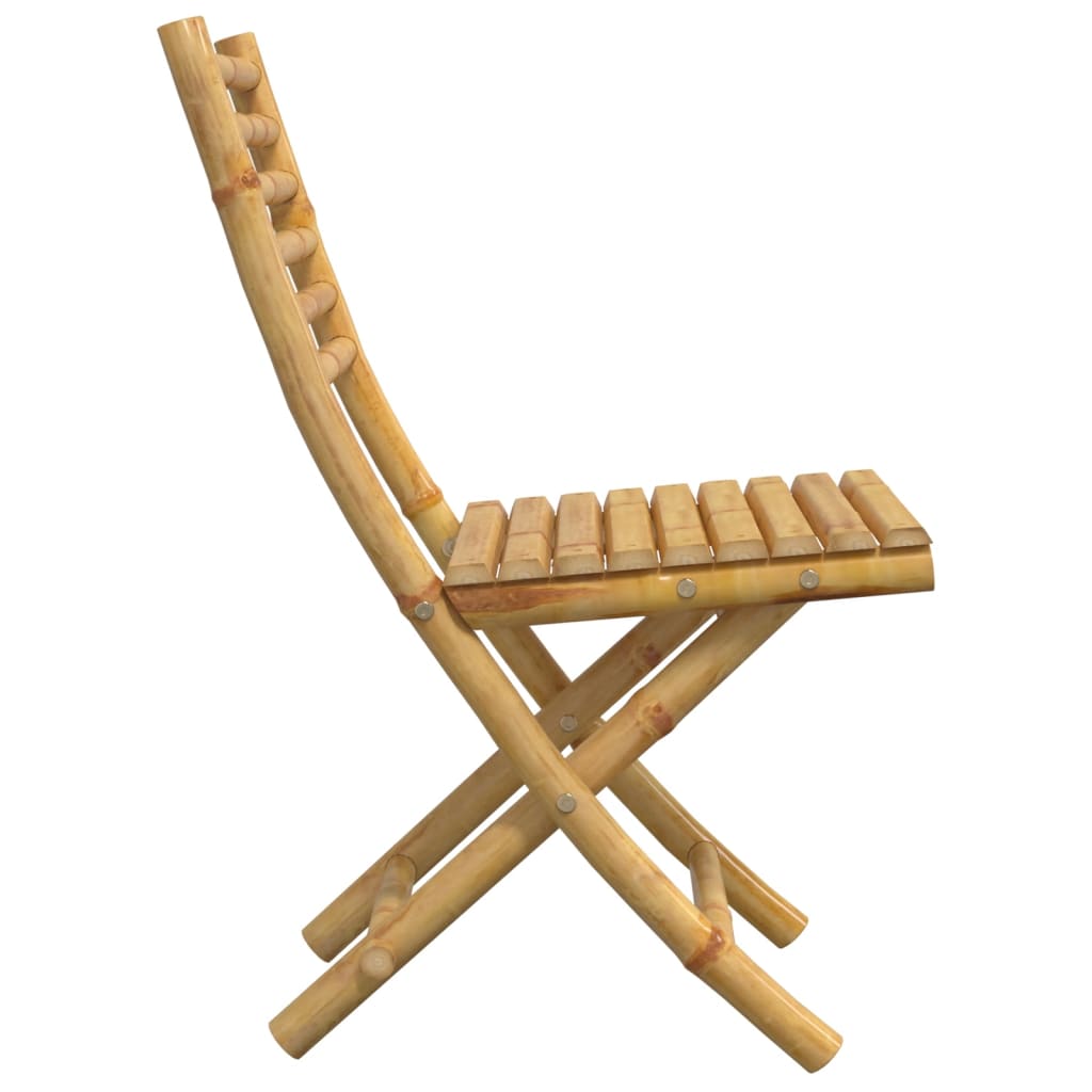 Sedie pieghevoli, 6 pezzi, 43x54x88 cm, in bambù