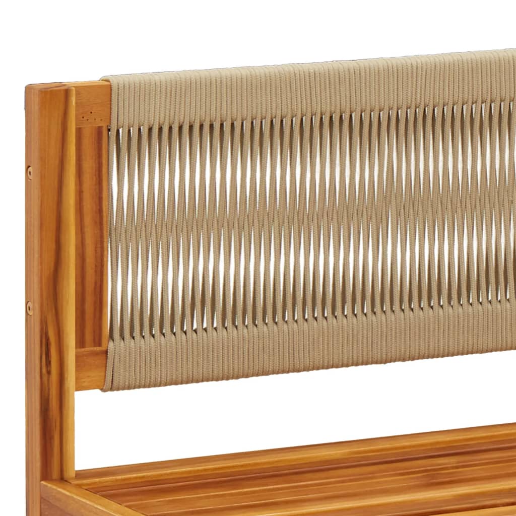 Set di divani da giardino 4 pz con cuscini in legno di acacia