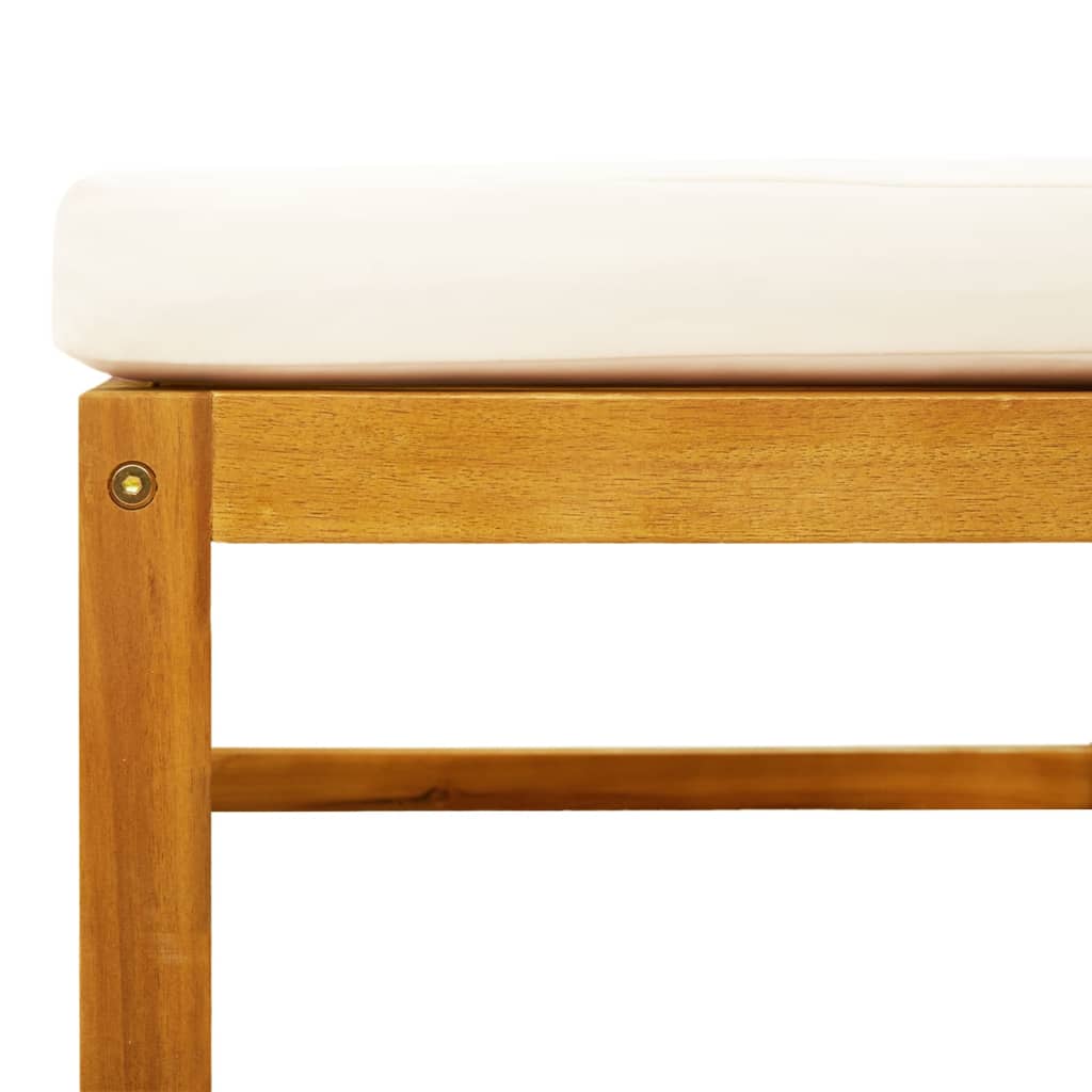 Set di divani da giardino 4 pz con cuscini in legno di acacia