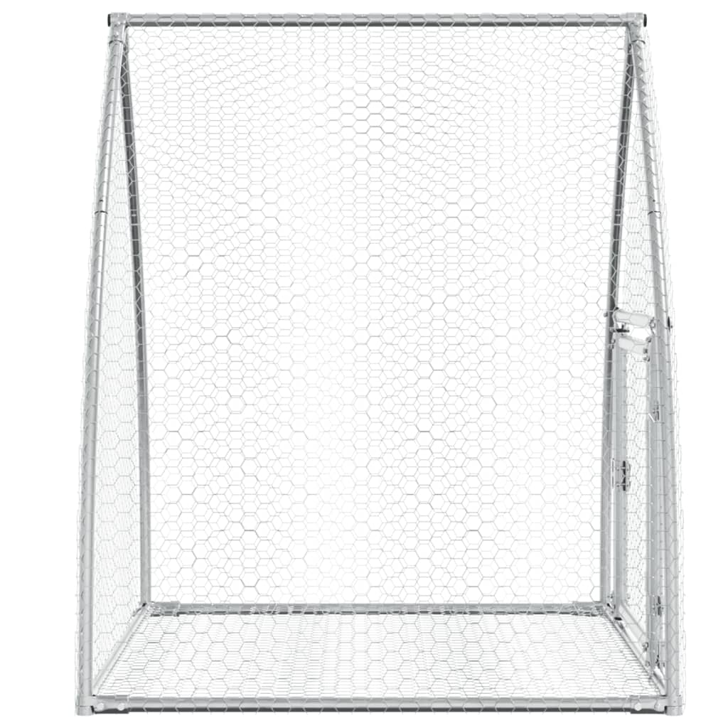 Conigliera Argento 105x100x120 cm in Acciaio Zincato