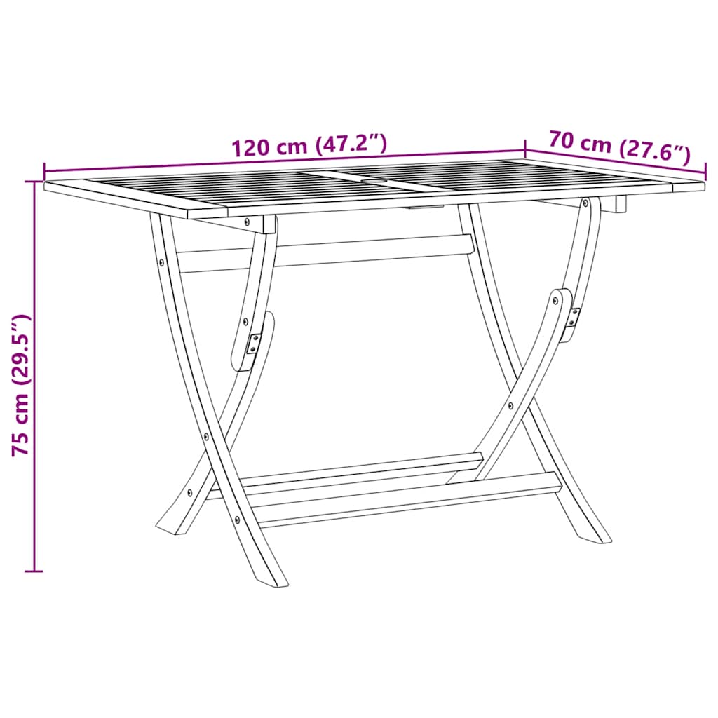 Set da Pranzo da Giardino 5 pz Tortora Tessuto e Legno Massello