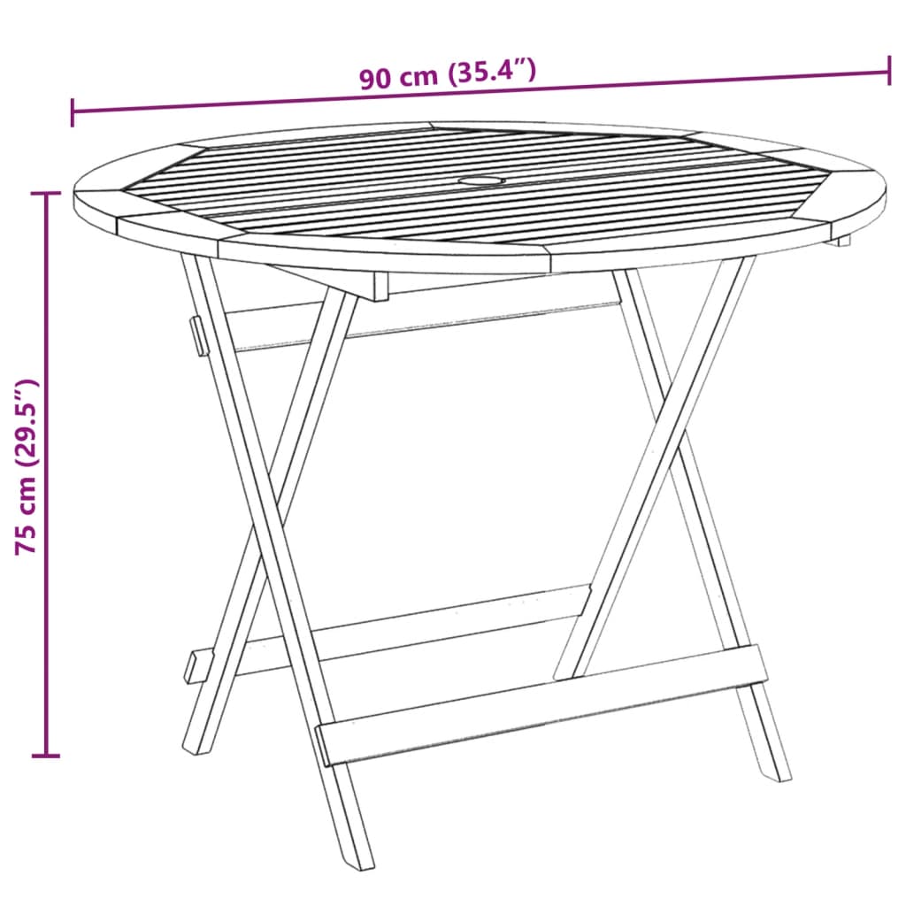 Set Pranzo da Giardino 5 pz Beige Polyrattan e Legno Massello