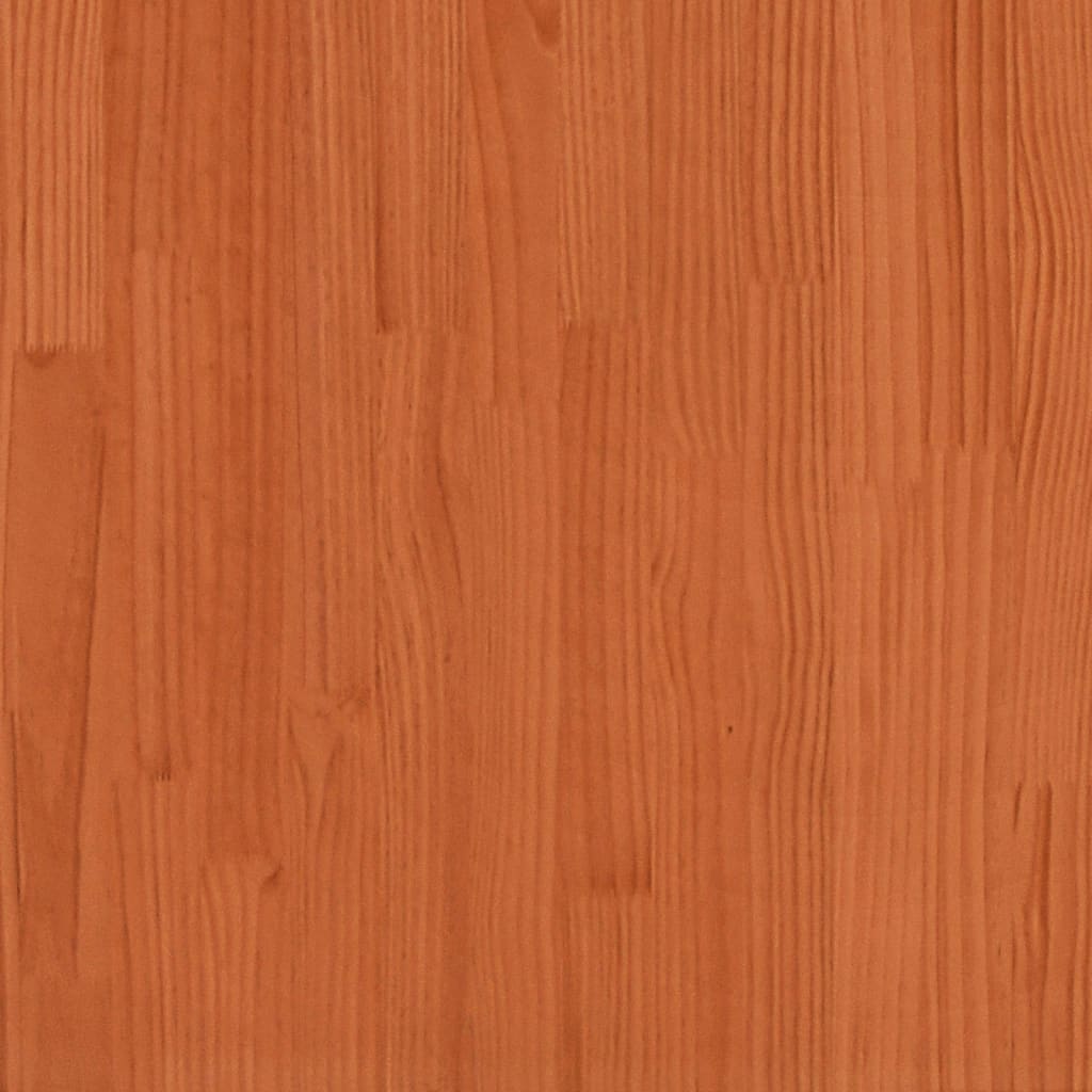 Fioriera Giardino Marrone Cera 40x40x46 cm Legno Massello Pino