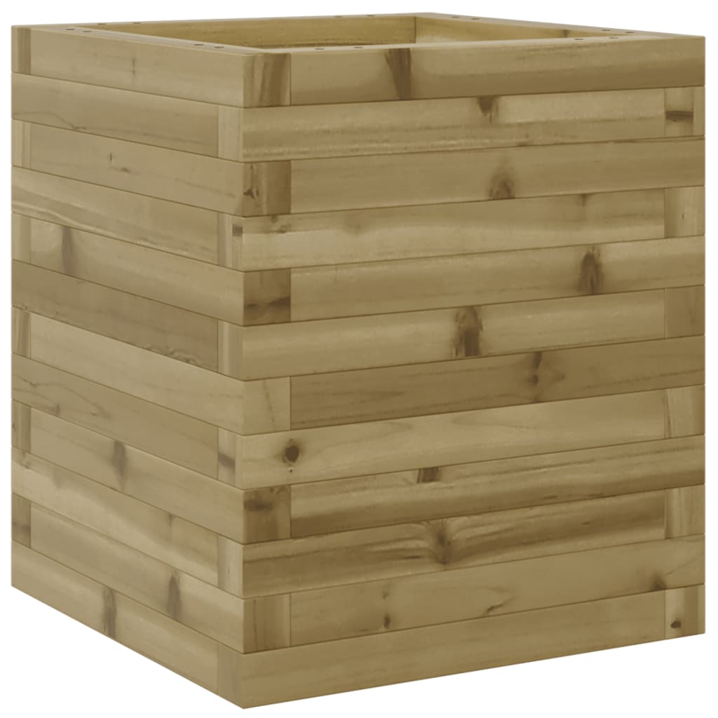 Fioriera da Giardino 40x40x46 cm in Legno di Pino Impregnato